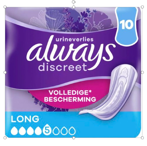 Always Discreet Incontinentieverband Long 10 Stuks